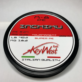 Key West Inchiku Tournament Super PE #2.4 0.25mm 200mt X-8 Multicolor